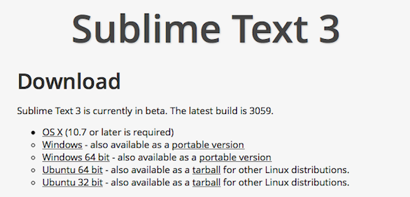 sublime text 3 markdown